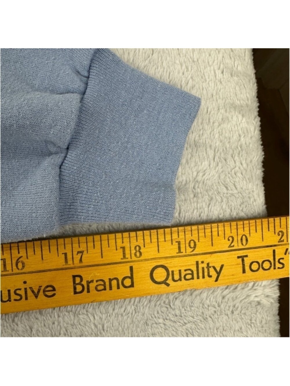 Nike Men's Medium Blue Grey Sweatshirt Crewneck Fleece Lined - Picture 8 of 13